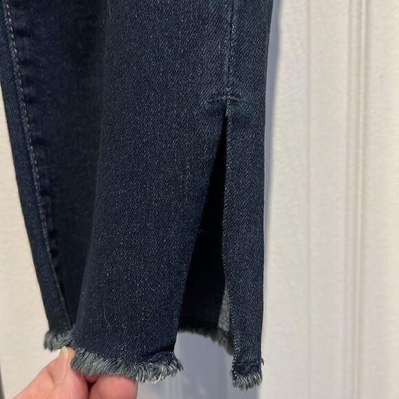 Nanette Lepore Belle Dark Wash High Rise Ankle Slim Jeans Size 16 - Picture 7 of 13